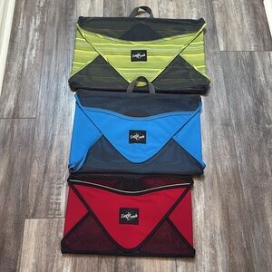 Eagle Creek Travel Gear Pack-It System lot Treefrog Stripe, Red and Blue